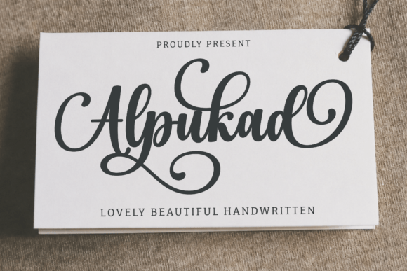 Alpukad: A Handwritten Script Font for Polished Branding