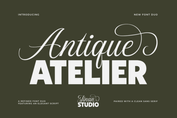 Antique Atelier Duo: A Heritage Font That Sharpens Campaign Design