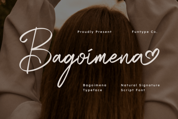 Bagoimena: A Flowing Script Font for Romantic Web Design
