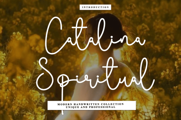 Catalina Spiritual: A Script Font with Editorial Rhythm