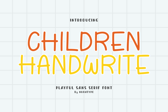 Children Handwrite: A Soft Handwriting Font for Web Design