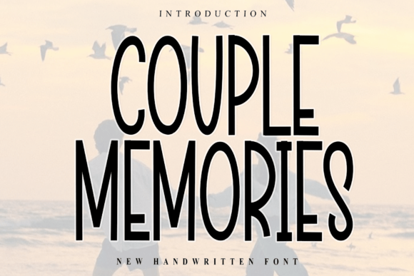 Couple Memories Font: A Flowing Handwritten Script for Editorial Design