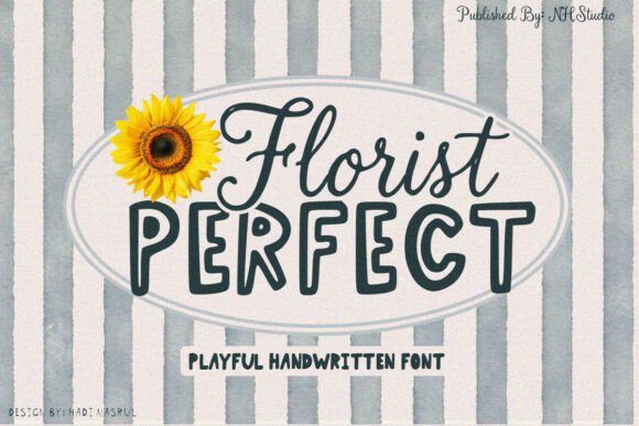 Florist Perfect: A Playful Handwritten Font for Cheerful Branding