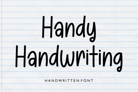Handy Handwriting: A Bouncy Typeface for Editorial Projects