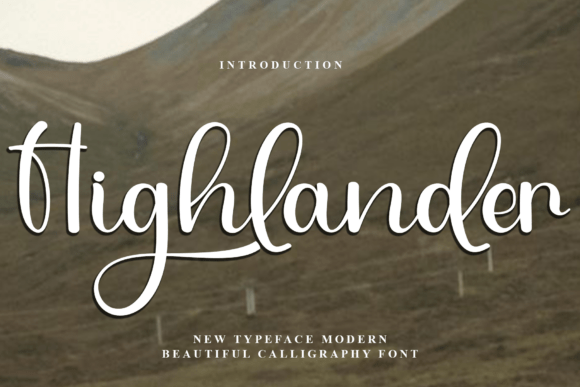 Highlander: A Festive Font for Maker Magic