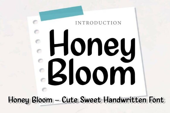Honey Bloom: A Tall Handwritten Font for Makers