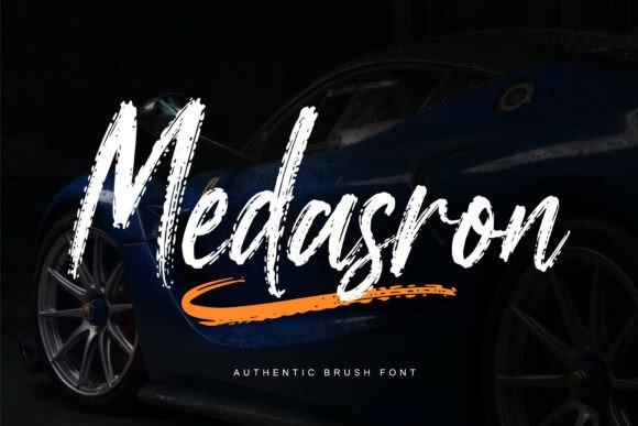 Medasron: A Brush Font That Makes Small Brands Feel Unforgettable