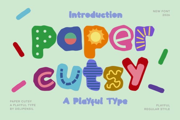 Paper Cutsy: A Playful Handwritten Font for Web Design