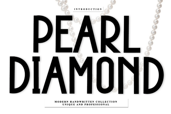 Pearl Diamond: A Rhythmic Script Font for Crafters