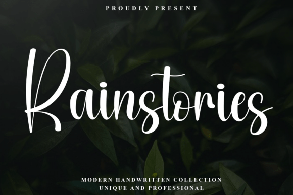 Rainstories: The Elegant Handwritten Script Font for Crafters