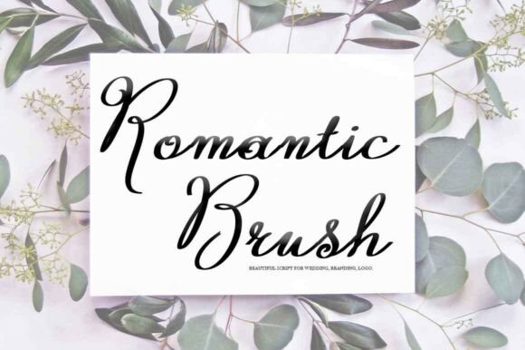 Romantic Brush Font for Stronger Campaign Headlines
