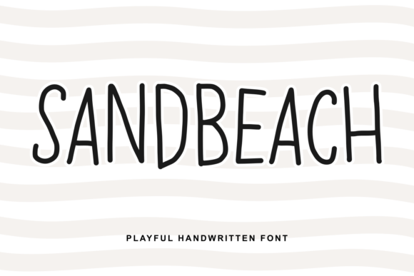Sandbeach: The Playful Handwritten Font for Brand Consistency