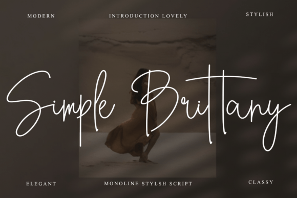 Simple Brittany: A Warm Script Font for Welcoming Web Designs