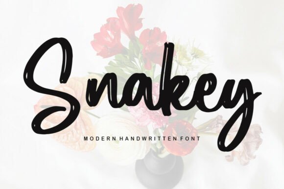 Snakey: A Sweet Handwritten Font for Editorial Design