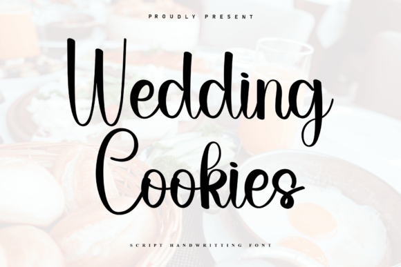 Wedding Cookies: A Handwritten Font That Feels Like Home