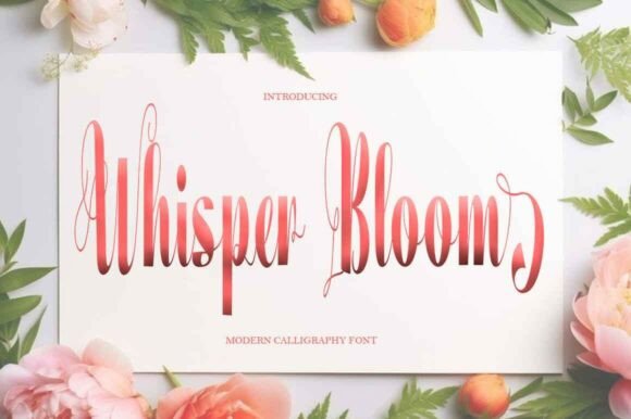 Whisper Bloom Script Font: A Handmade Product Review
