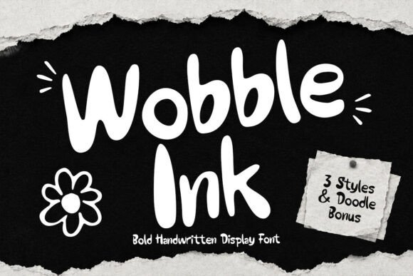 Wooble Ink: The Playful Handwritten Font for Crafters